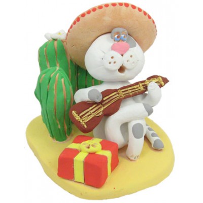 Статуетка "Мексиканський кіт-співак"
