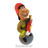 Статуетка "Пожежний з вогнегасником"