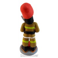 Статуетка "Пожежник з пожежним рукавом (молодий)"