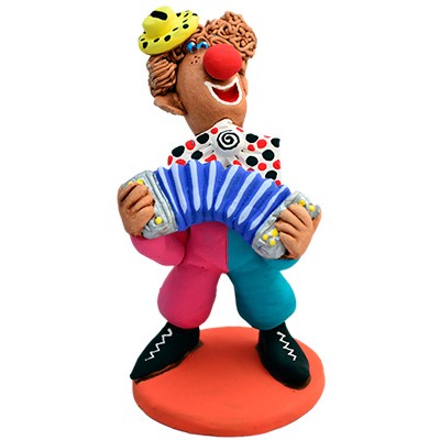 Статуетка "Клоун з гармошкою"